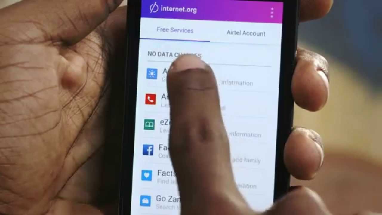 Facebook's Internet org app offers free web access in Zambia
