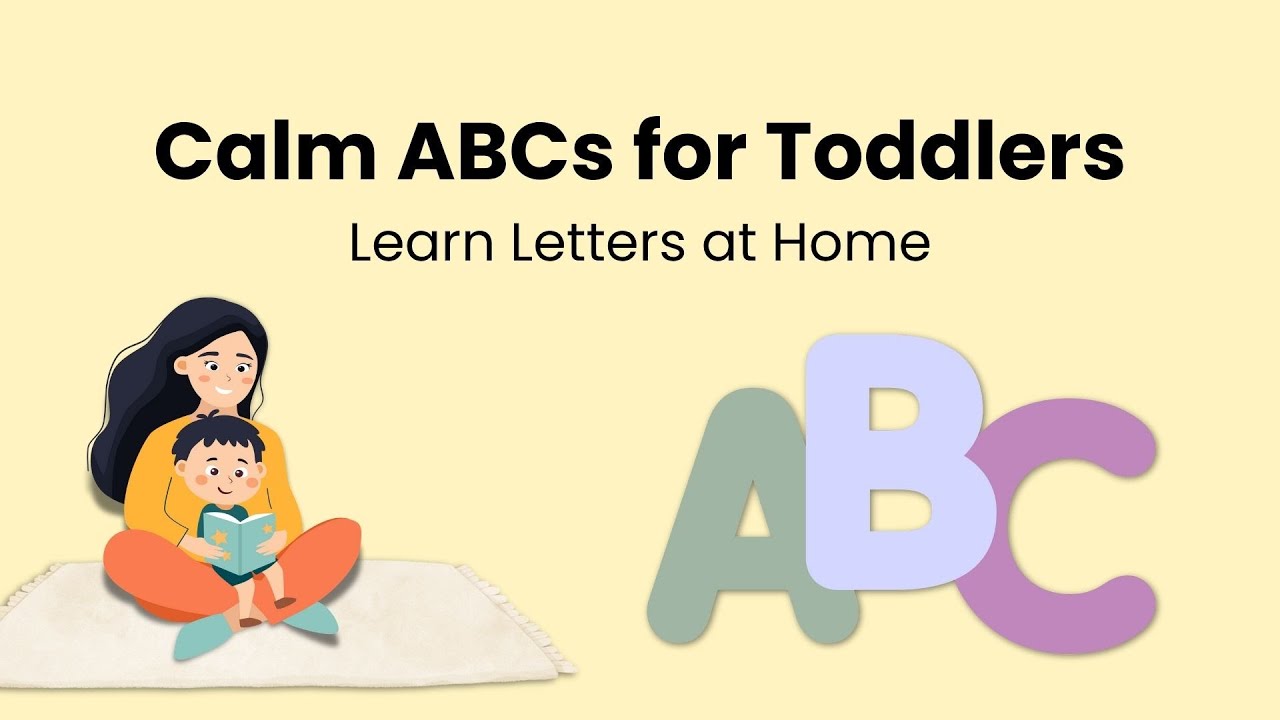 Calm ABC for Toddlers - Low Stimulation Alphabet Learning | Gentle Alphabet with Objects at Home
