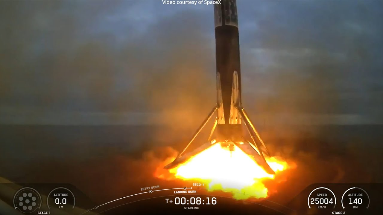 SpaceX Starlink 348 launch and Falcon 9 first stage landing, 25 January 2026