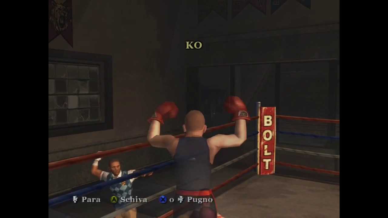 Bully Beta(?) boxing preps bloody faces
