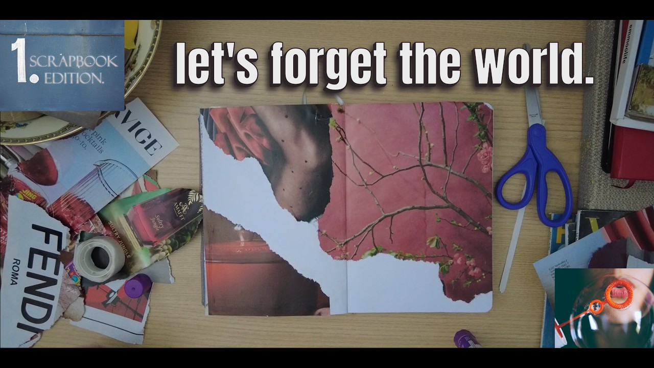 forget the world and scrapbook with me.