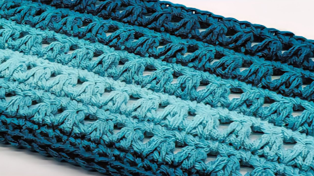 How to Crochet EASY Stitch Tutorial For Blankets and More