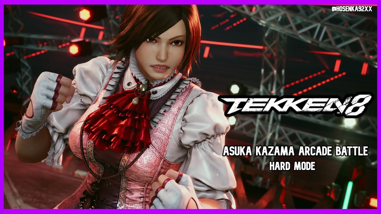 TEKKEN 8-Asuka Kazama ARCADE BATTLE (HARD MODE) (No Commentary) (6) #tekken8