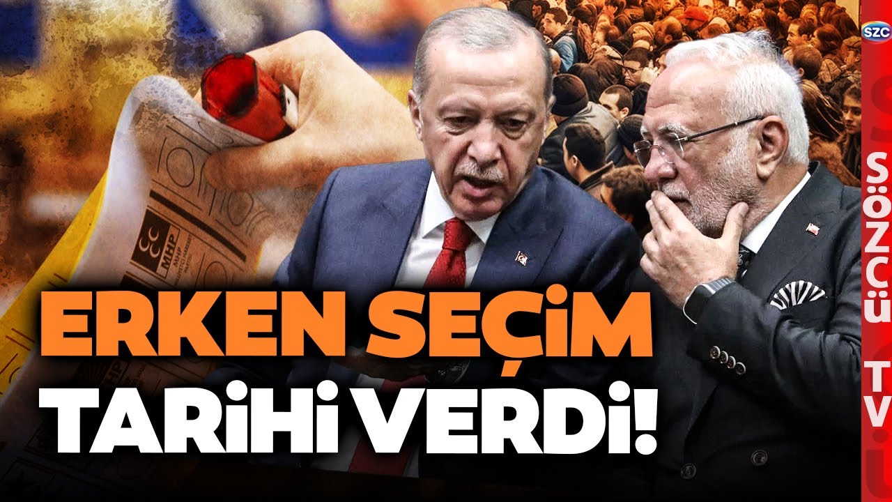 Erken Seçim Çanları Çalıyor! AK Partili Üst Düzey İsim Tarih Verdi! Ankara Kaynıyor!