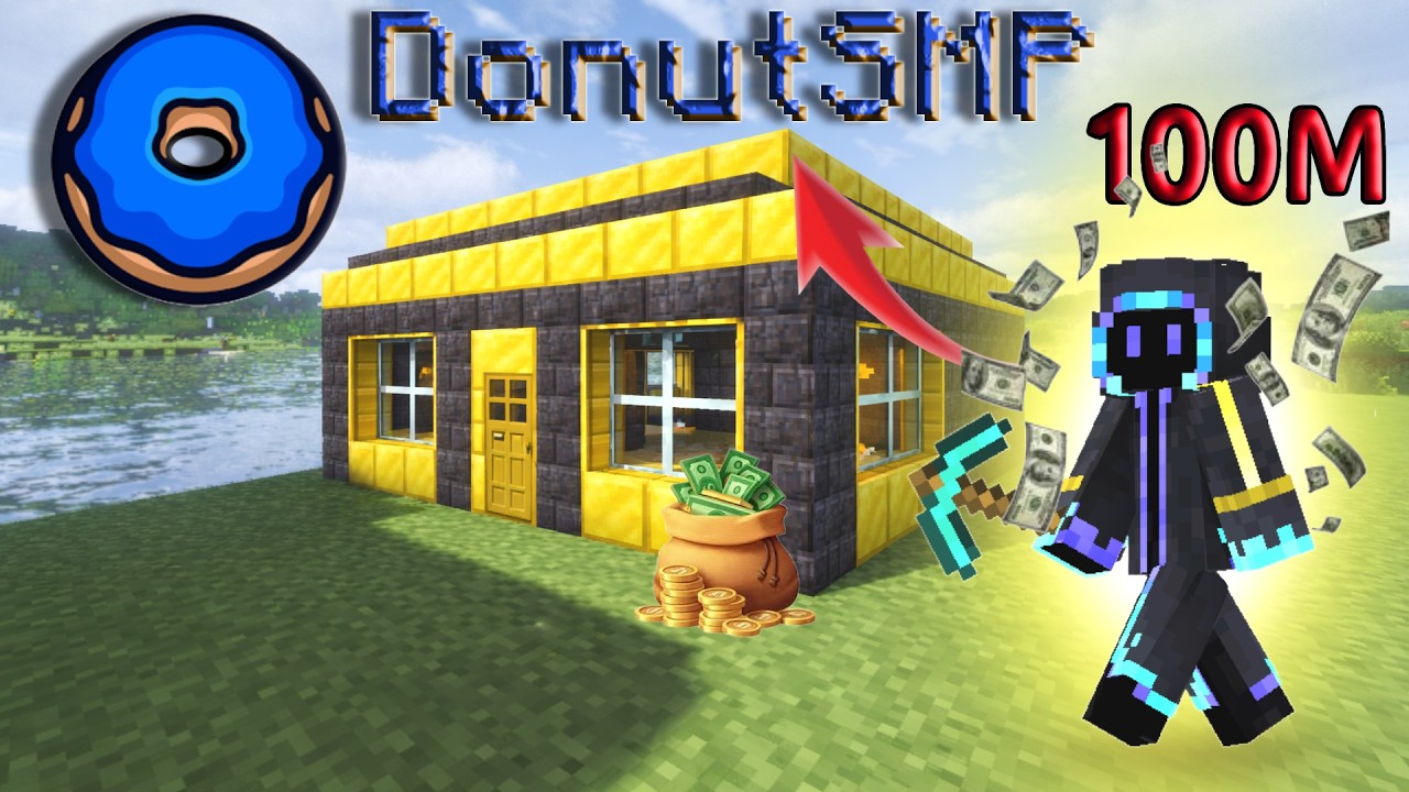 How I Earned 100 MILLION Money in Donut SMP | No Farms, Only Strategy