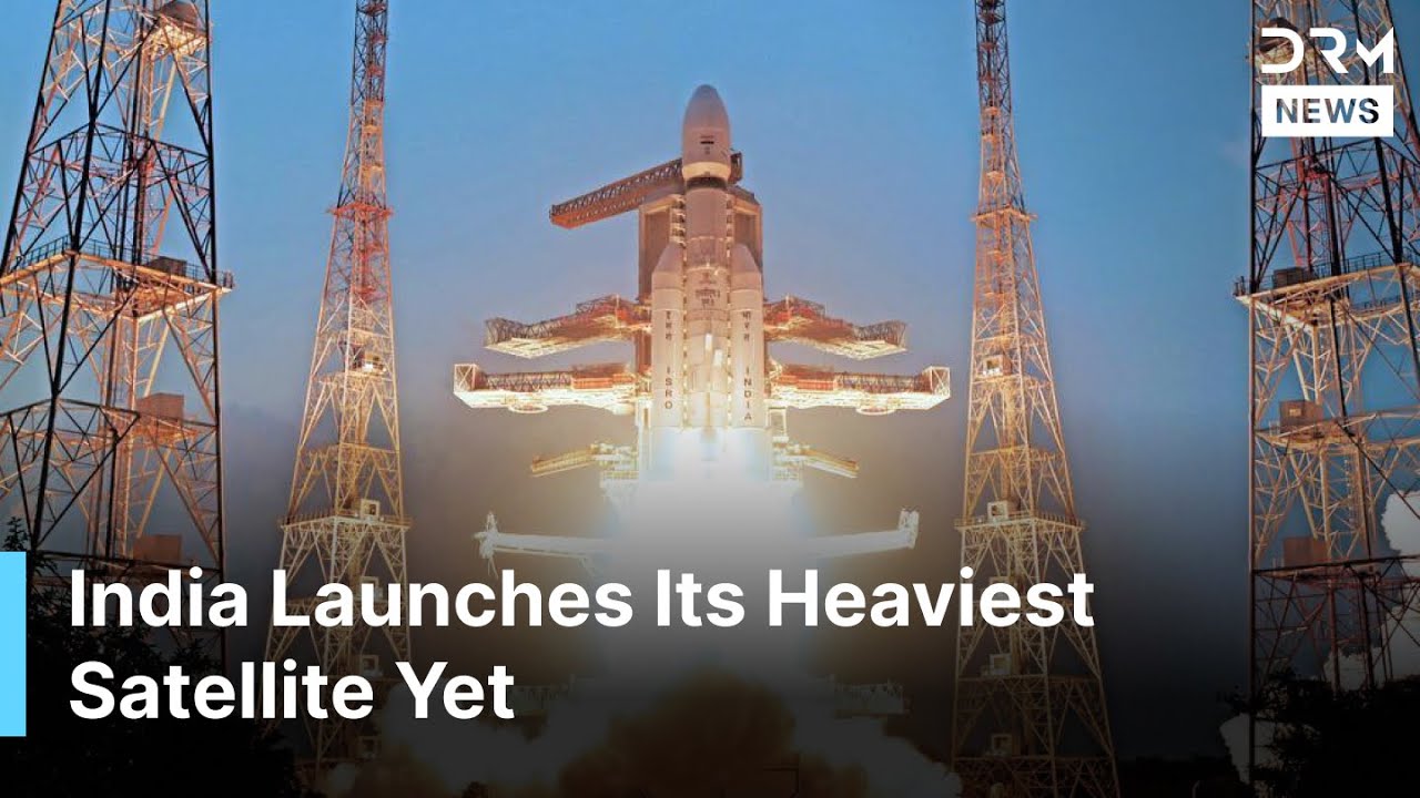 India&rsquo;s ISRO Successfully Launches Heaviest Communication Satellite CMS-03 | DRM News | AI1N