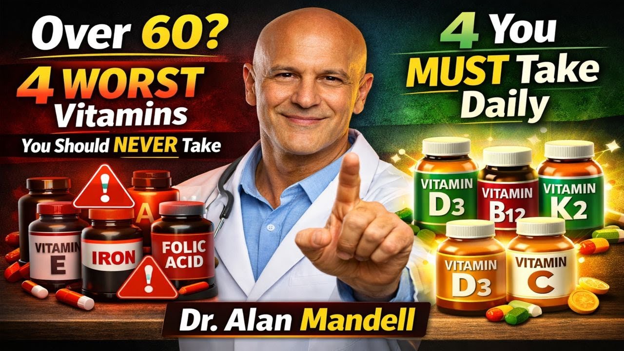 Over 60? 4 WORST Vitamins You Should NEVER Take and 4 You MUST Take Daily || Dr. Alan Mandell
