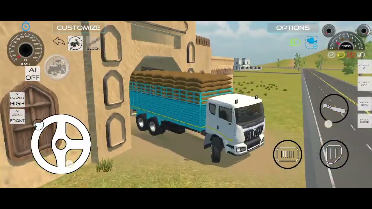 🔴Drive  🚛Dumper 🏗️Truck and big Truck 🚛With Full Loaded With Bori  in game 🔥#dumper # gaming videos