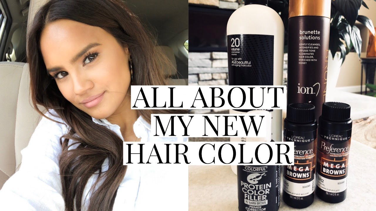 HOW I COLORED MY HAIR BROWN! | DACEY CASH