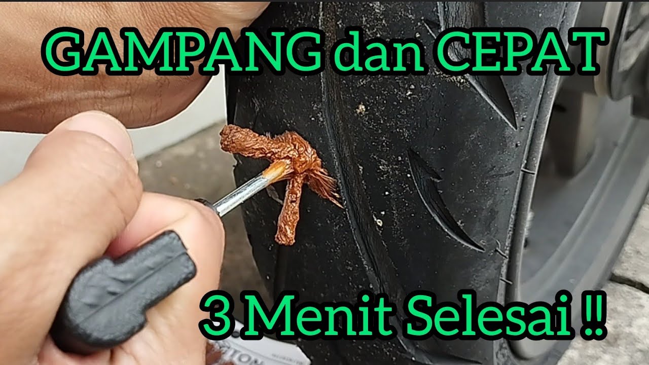 HOW TO PATCH TUBELESS TYRES YOURSELF quickly and very easily!!!