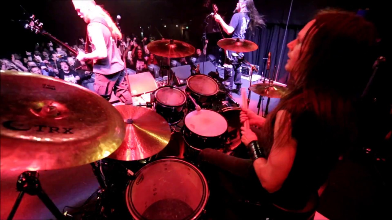 Nils 'Dominator' Fjellstr&ouml;m - Myrkskog - Trapped In Toment (Drumcam)