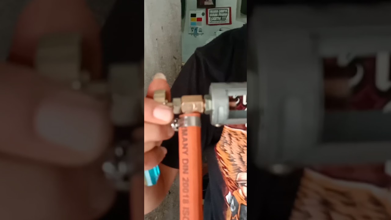 Tutorial Menyalakan Curring Gas,  size 56*15cm