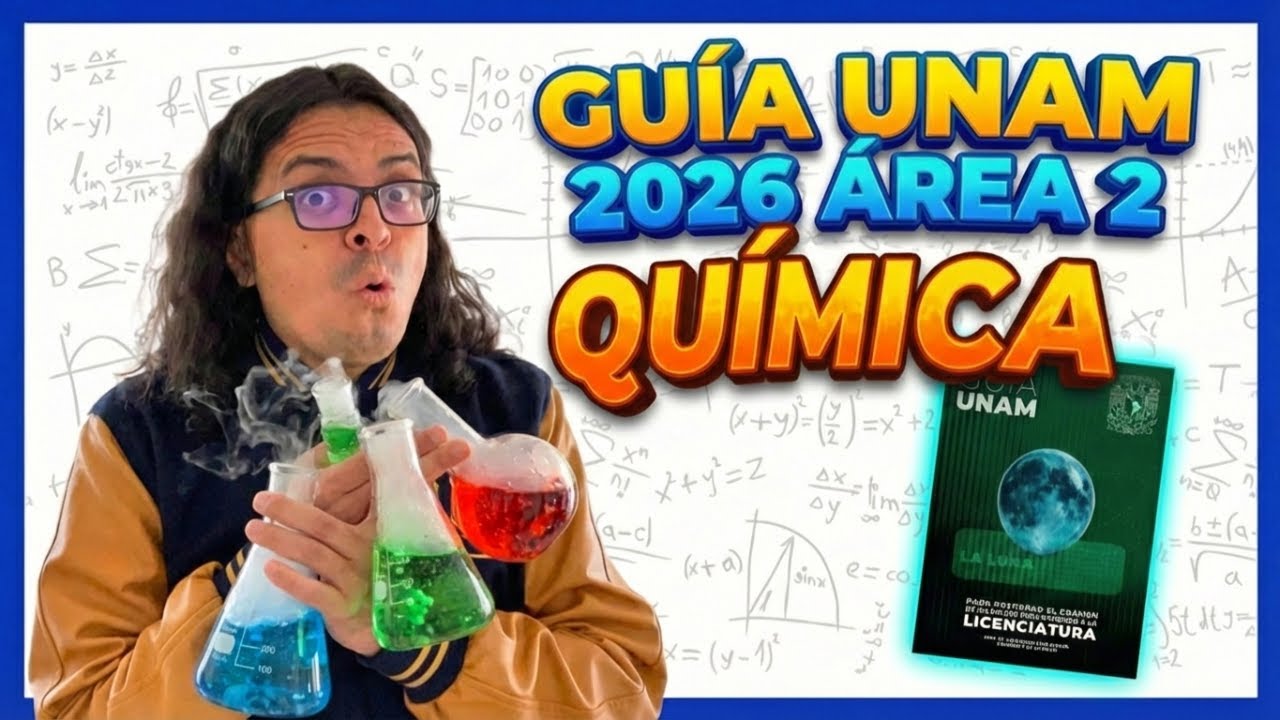 ¡Destrozando la Guía UNAM 2026! 🧪 Química Área 2 (En Vivo)