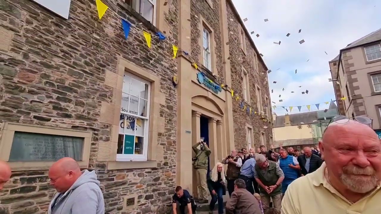 Hawick Common Riding 2023 . Cornet Euan Robson