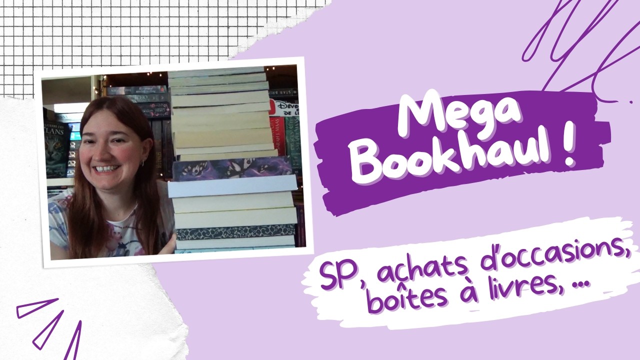 📚 MEGA BOOKHAUL 💜 Oups... encore des livres !⚡