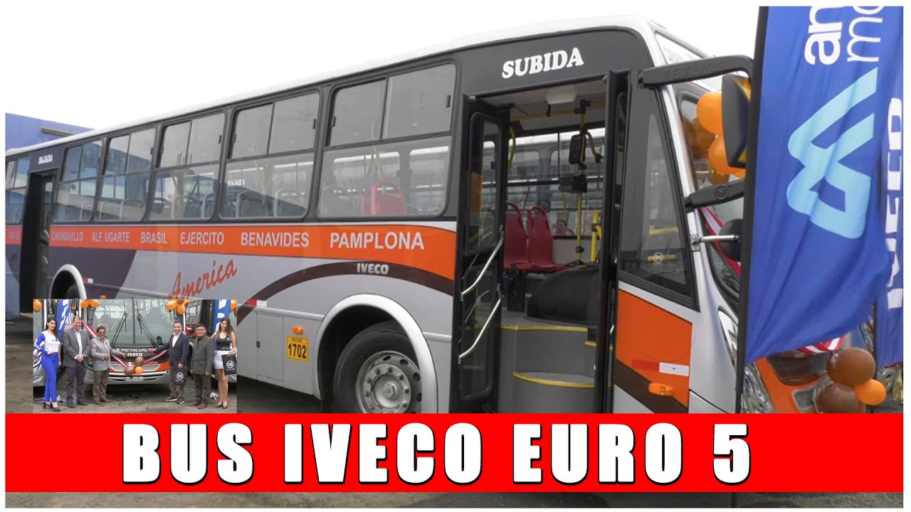 IVECO entrega una flota de 5 buses Euro 5 a 'Transportes Nueva América' | Para el sector urbano