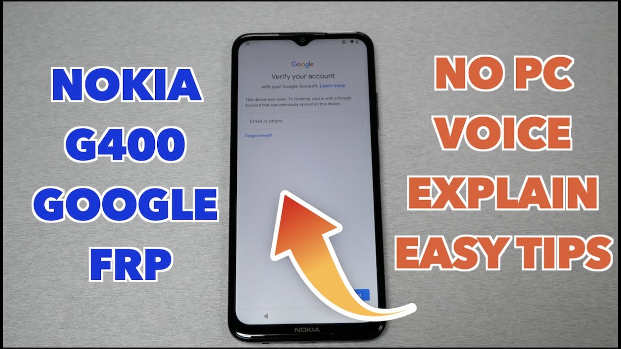 Nokia G400 5G Как обойти Google FRP для Metro от T-Mobile