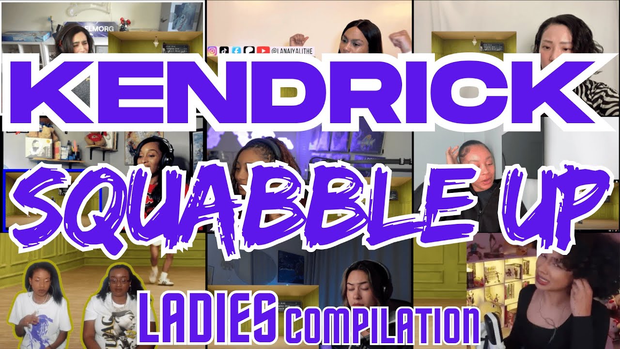 Кендрик Ламар — Squabble Up | Подборка женских реакций на музыкальные клипы 🔥👑
