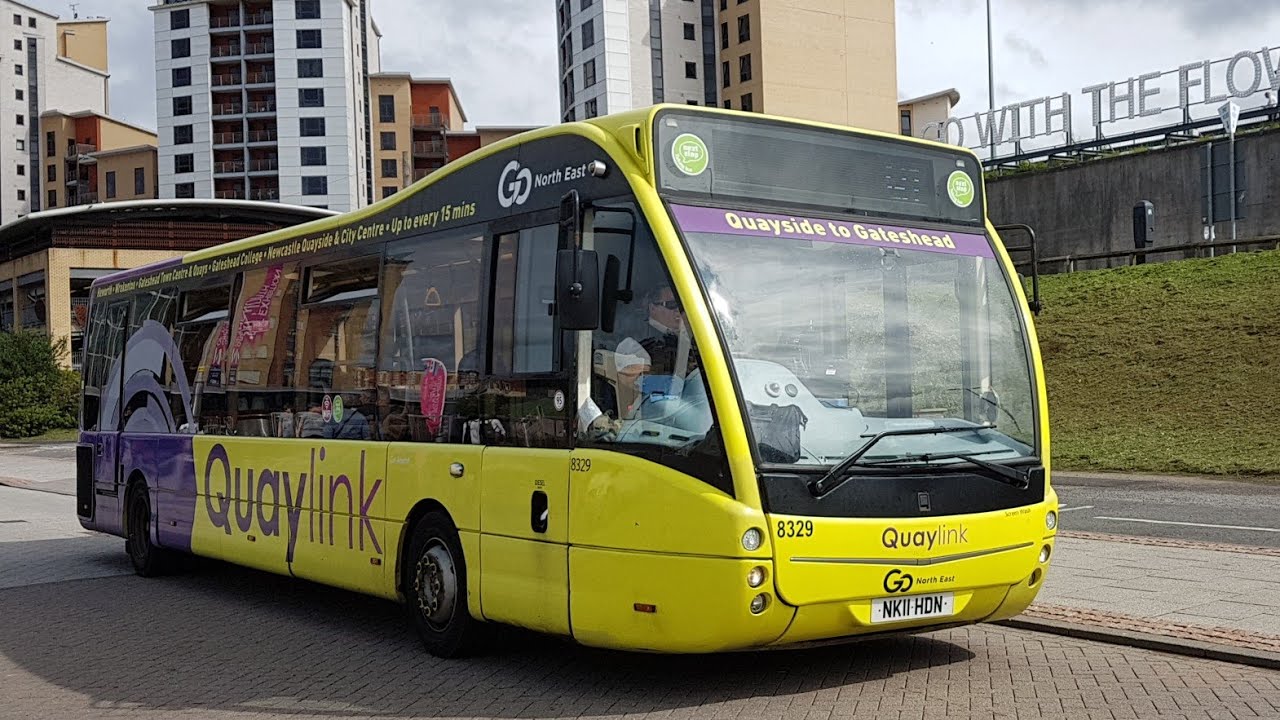 RARE ALLOCATION: Route 9 | NK11HDN/8329 - Go North East: Optare Versa V1110