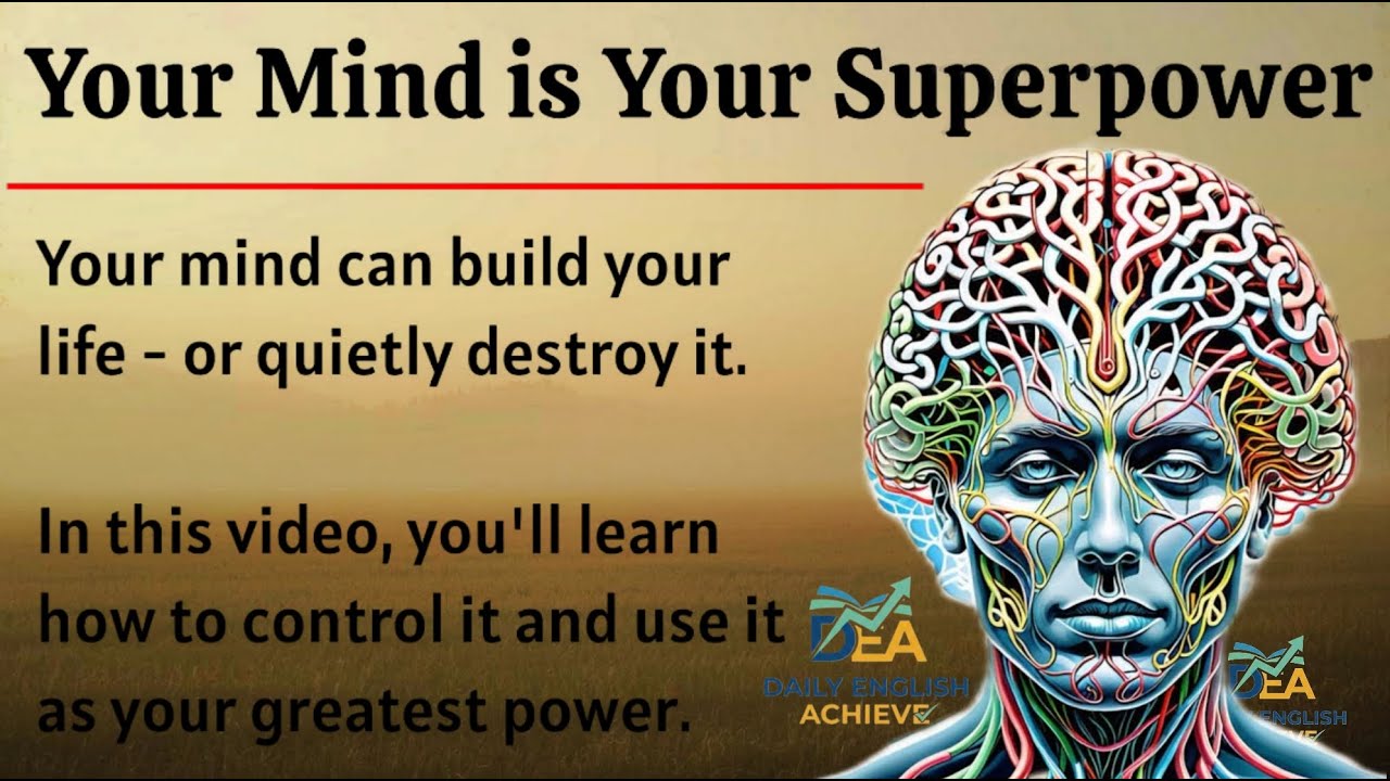 Your Mind is Your Superpower || Learn English Through Motivational Lesson 🔥 || Improve Your English 