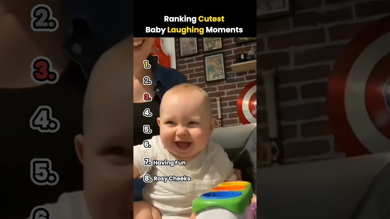 Ranking Cutest Baby Laughing Moments #shorts #baby #cute