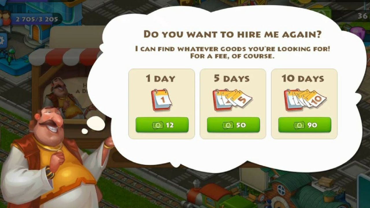 How to hire the DEALER - TOWNSHIP LEVEL 42