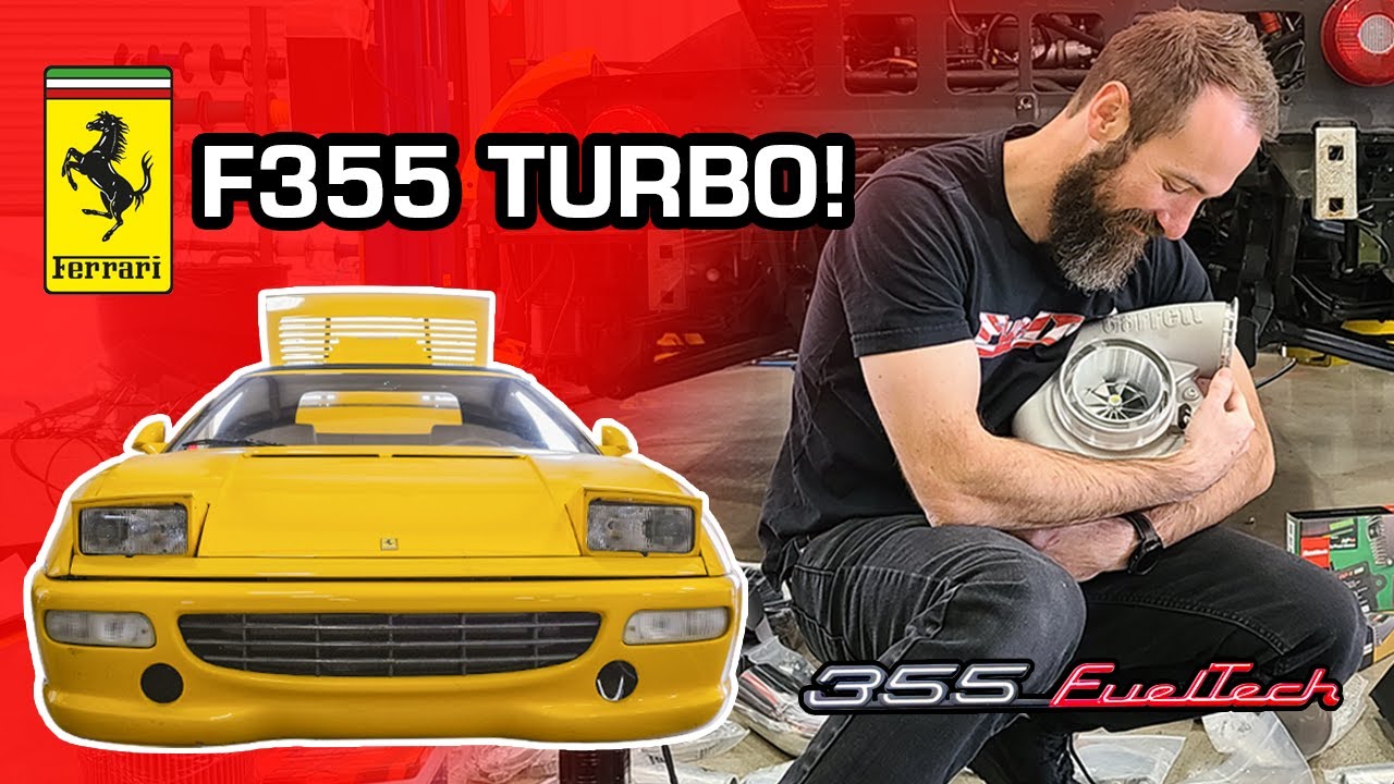UM TURBO GIGANTE na FERRARI F355 FuelTech instalado em 2 dias!