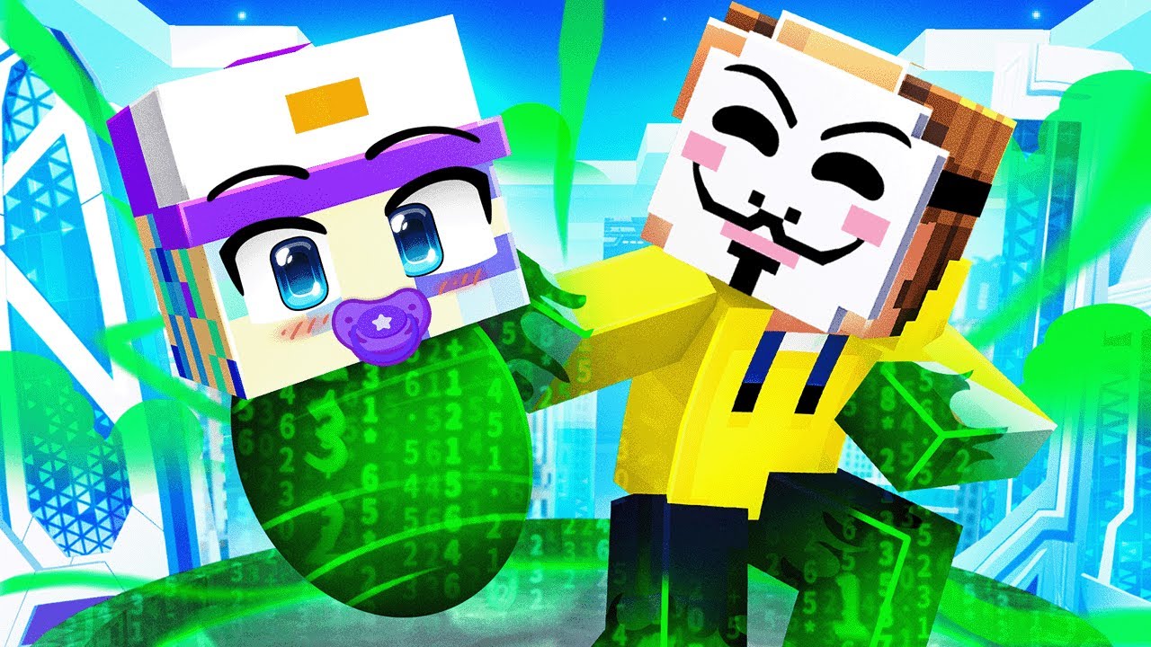 Adopted By a Hacker in Minecraft!