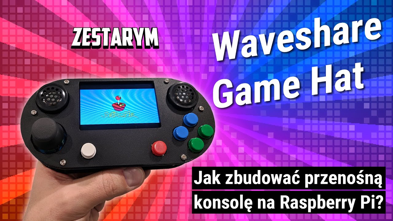 Waveshare Game Hat. Jak zbudować przenośną konsolę na Raspberry Pi?