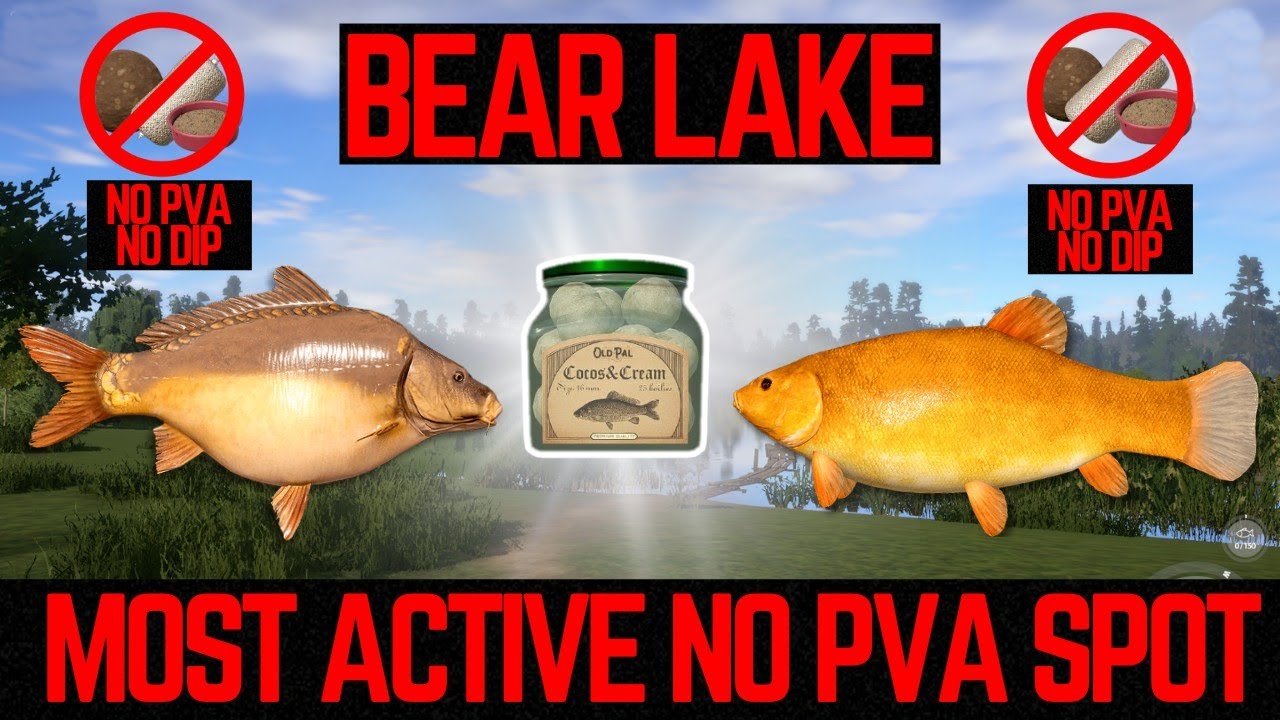 Russian Fishing 4 ЛУЧШИЙ показатель поклевок в РФ4 (БЕЗ ПВА) (озеро Медвежье)