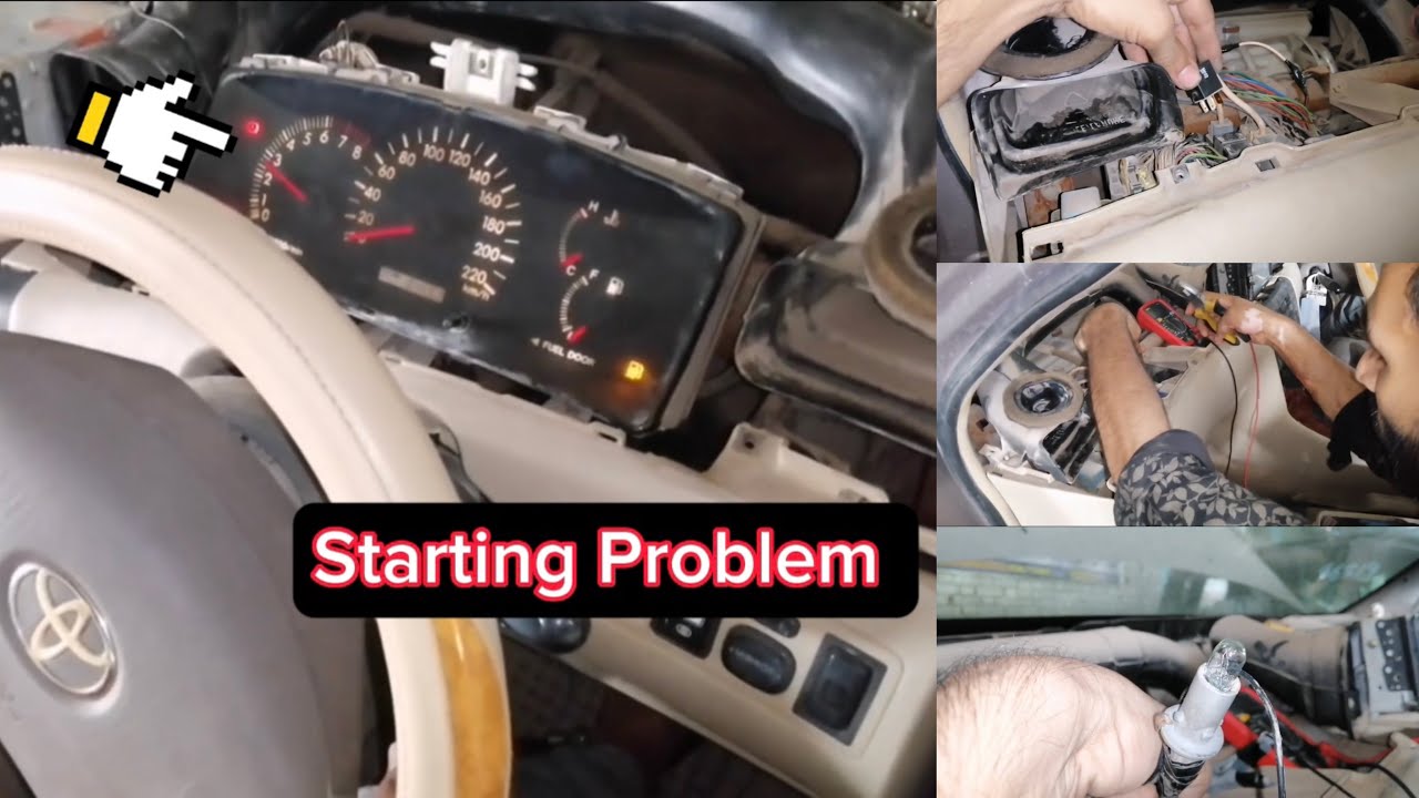 Toyota Corolla Starting Problem || Car Starting problems Solve