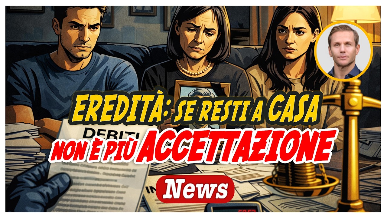 EREDITÀ: restare nella casa non è più ACCETTAZIONE tacita | Avv. Angelo Greco