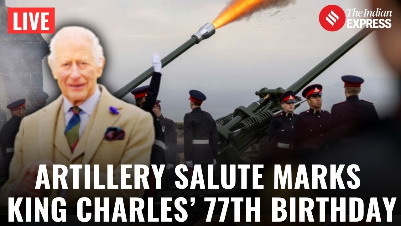 LIVE: Artillery Gun Salute Marks King Charles&rsquo; 77th Birthday in London | King Charles