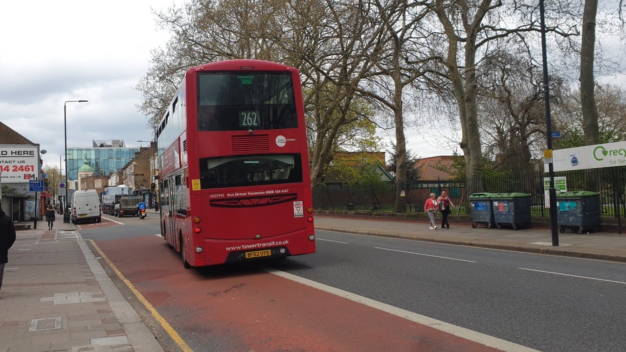 Full Journey 262 Gaillion reach shopping centre to Stratford VN37993 BF62UYD