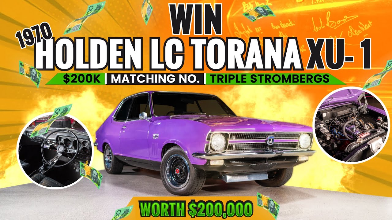 Выиграйте HOLDEN LC Torana XU-1 1970 года выпуска.