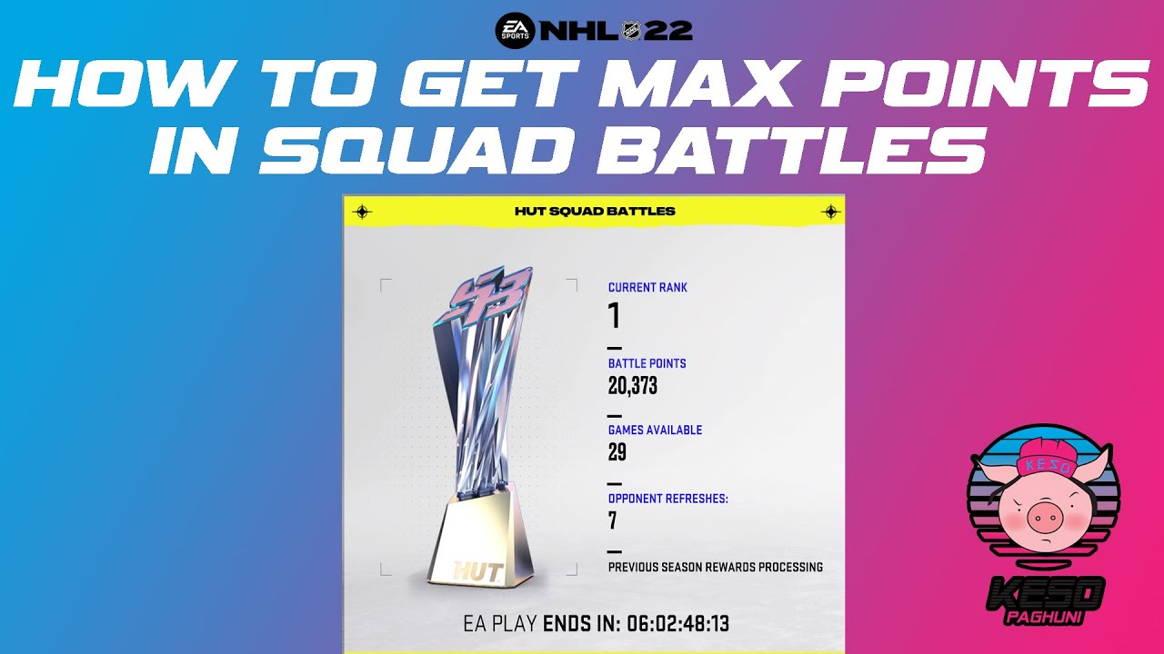 NHL 22 Squad Battles - Getting Max Points Every Time