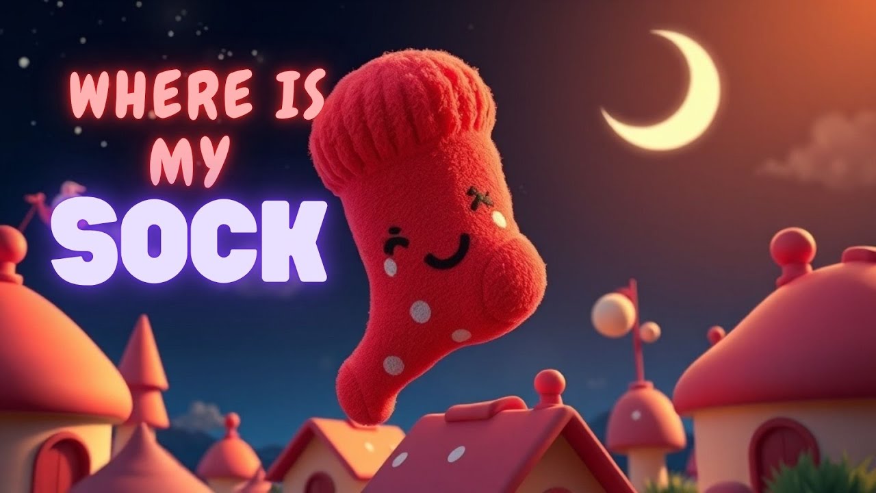The Missing Sock Song | Poem | Rhyme | Kids Song | Fun