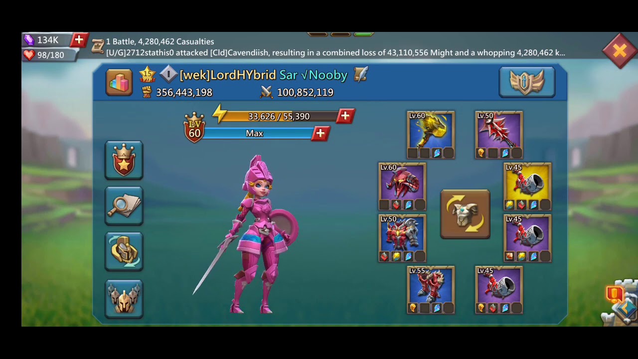 Lords Mobile | let's talk about wall & Defence boost | Hindi | HYbridNation