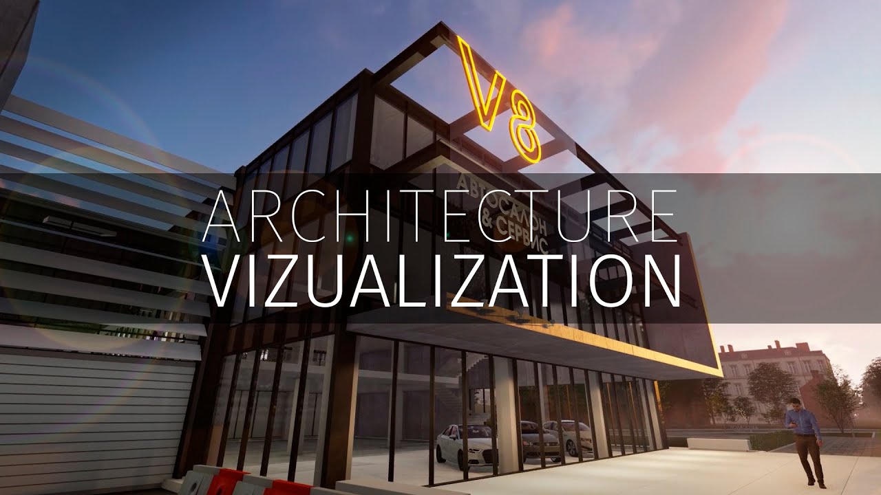 AUTO SERVICE V8. Architecture vizualization | SketchUp + Lumion 8