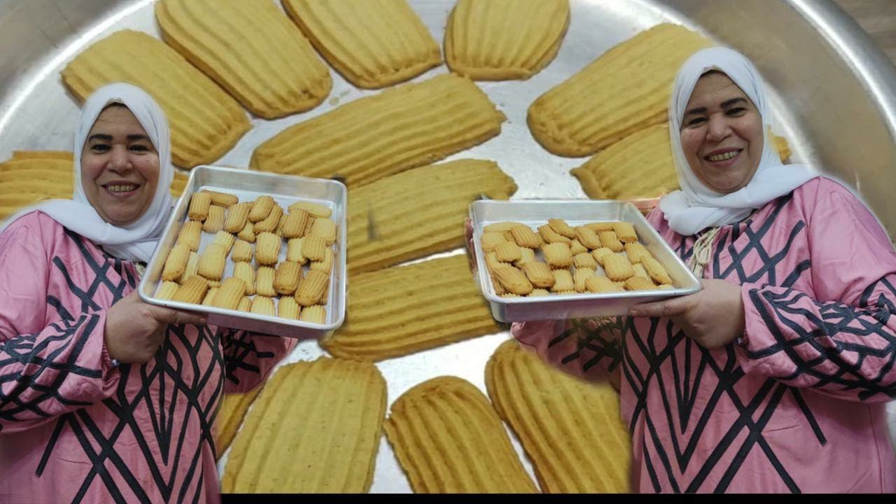 اكبر كمية بسكوت بنص كيلو دقيق وتحدى تعالى شوفى 💪💪 وجربى وادعيلى #بسكوت_العيد