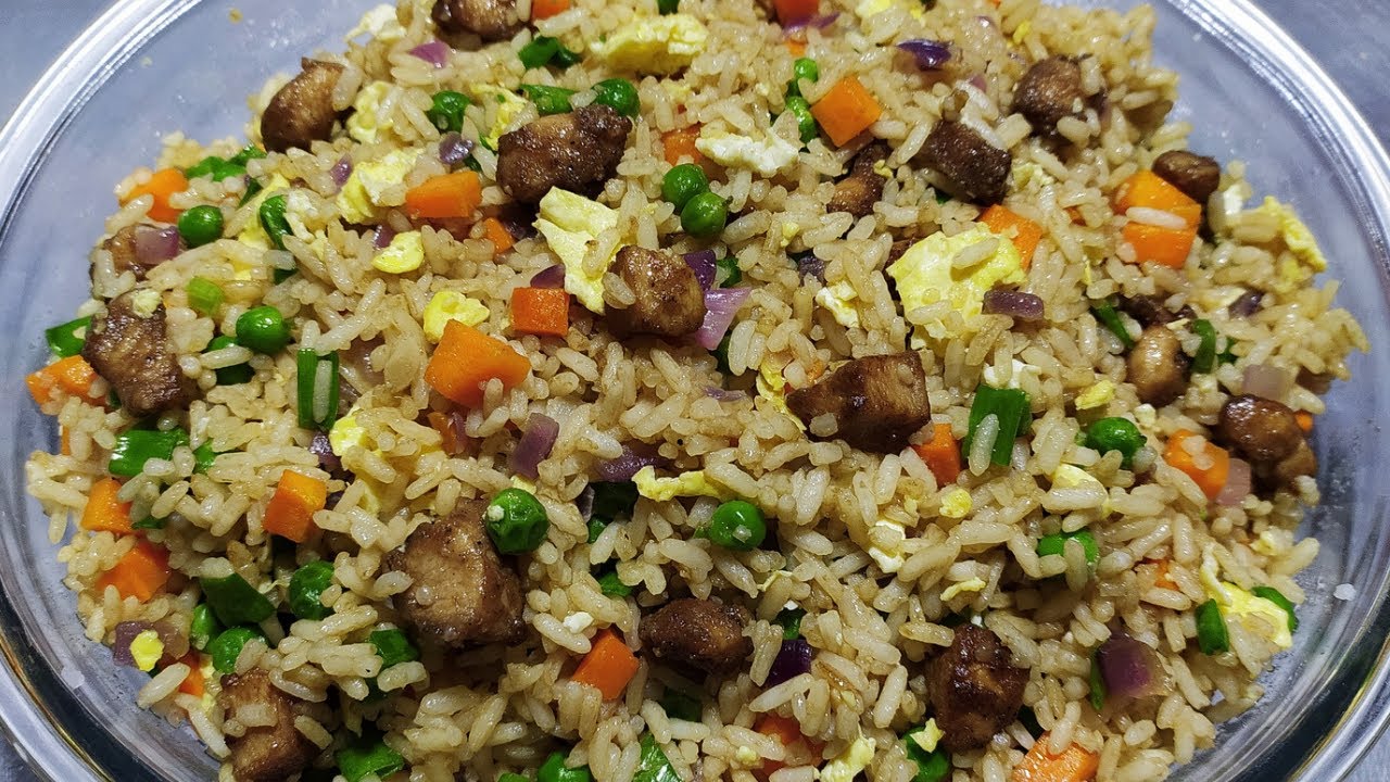 KUMNO BAN SHET CHICKEN FRIED RICE || HOW TO COOK CHICKEN FRIED RICE.