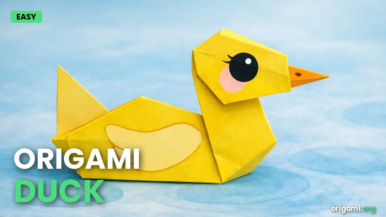 Easy Origami Duck | Step by Step Tutorial for Beginners