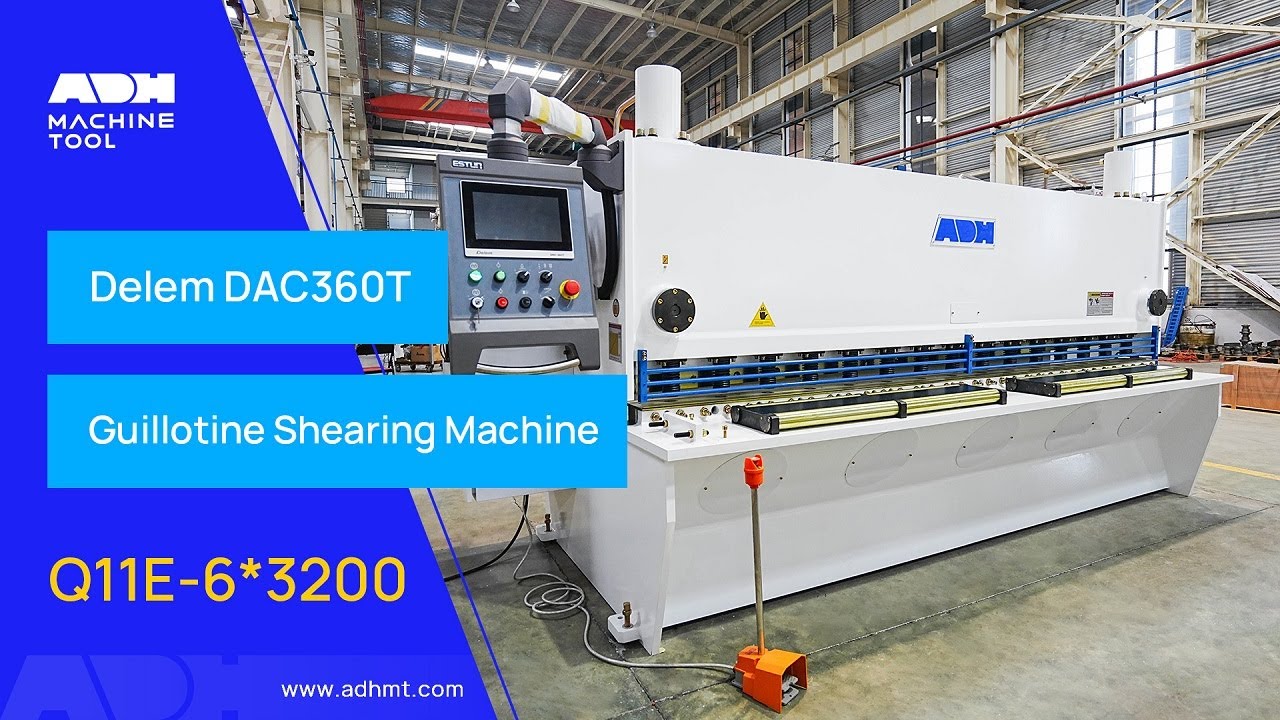 Q11E 6&times;3200 Delem-DAC360T Guillotine Shearing Machine