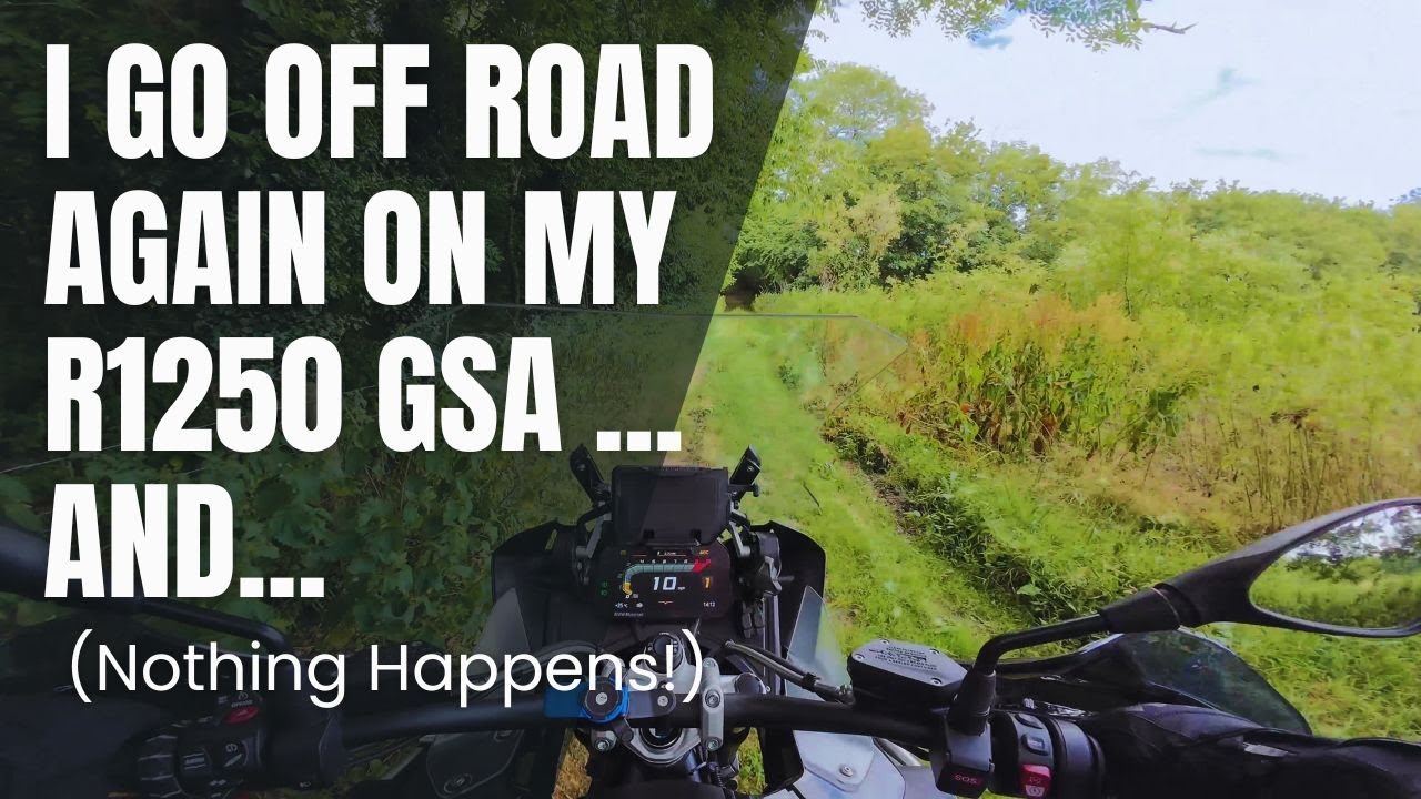 Off roading for the 2nd time on my BMW R1250 GS Adventure