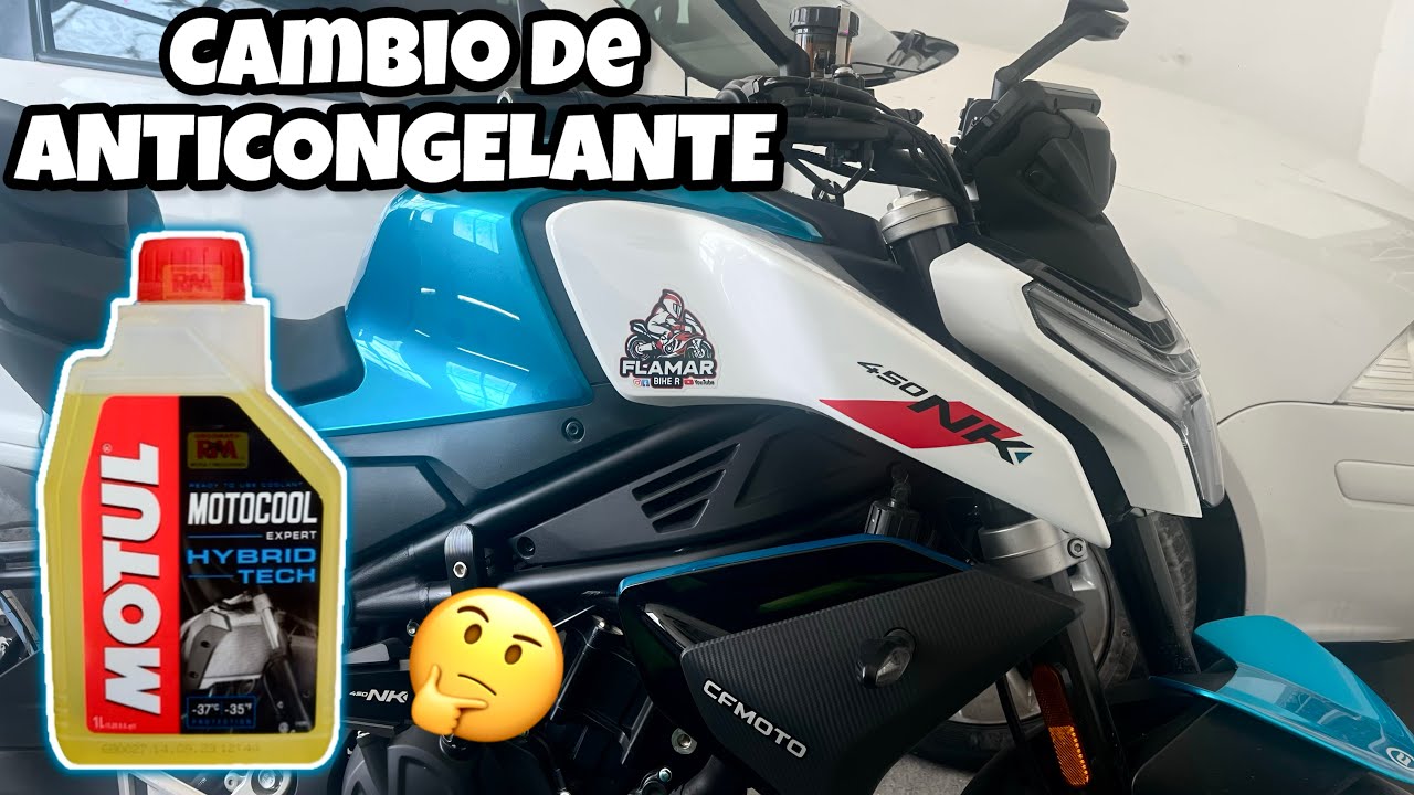 Cómo cambiar el ANTICONGELANTE de la CFMOTO 450NK