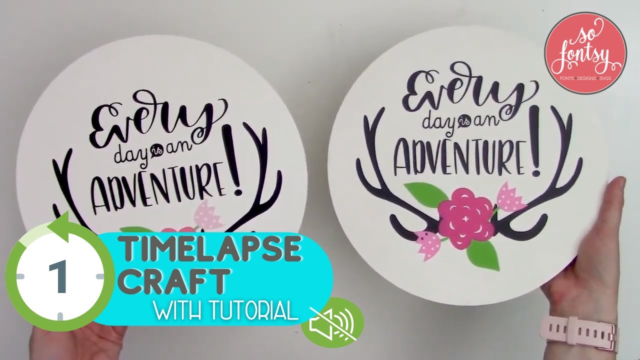 🌟 How to Make a Wood Round Sign with Vinyl | Cricut + Silhouette Tutorial