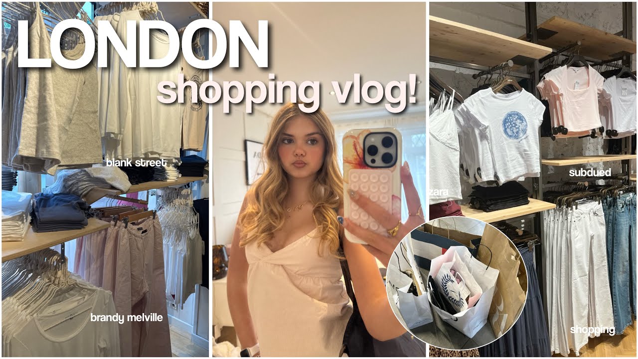 SPEND THE DAY SHOPPING IN LONDON! *brandy meville, subdued, blank street ⭐️🛍️🇬🇧