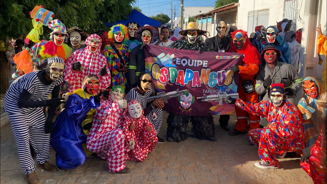 PAPANGUS DE TAPEROÁ NA PRÉVIA DE CARNAVAL NO BAIRRO DO ALTO (DIA 04/02/2024)