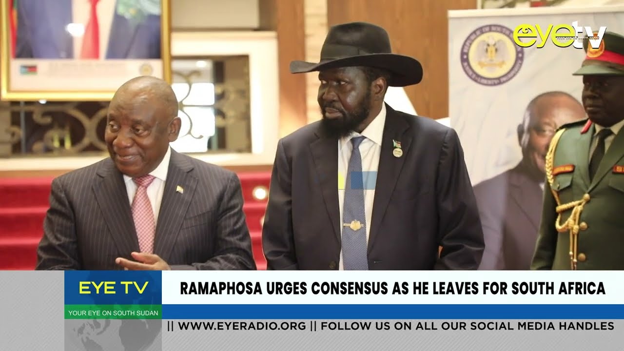 Ramaphosa urges consensus as he leaves for South Africa