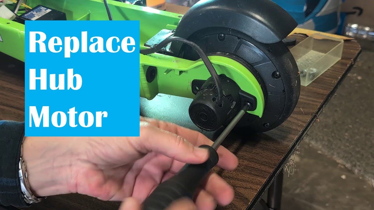 Replace the Scooter Hub Motor - Razor Black Label E90